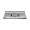 Thumbnail PILETA INOX 120X53 GHELL PLUS 1CUBA CONCRETADA(321129) - ABBA0