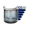 Thumbnail LAVARROPA ELECTROLUX C/SUPERIOR IMPEL 9,5KG BCO0