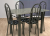 Thumbnail JGO DE COMEDOR ITALUX FLOREADO NR LARISSA C/4S 120CM0